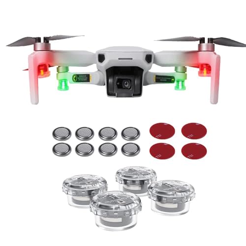CERFFOOL Nachtfluglicht für DJI NEO Mini 4 Pro 4 3 Pro 3 Mavic 3 Pro 3 Wachtlicht für Classic Air 3 FPV Avata 2 Anti-Kollisionslicht Blinker Lampe Drohnen Zubehör 4 Stück Strobe Light CERFFOOL Nachtfluglicht für DJI NEO Mini 4 Pro 4 3 Pro 3 Mavic 3 Pro 3 Wachtlicht für Classic Air 3 FPV Avata 2 Anti-Kollisionslicht Blinker Lampe Drohnen Zubehör 4 Stück Strobe Light von CERFFOOL