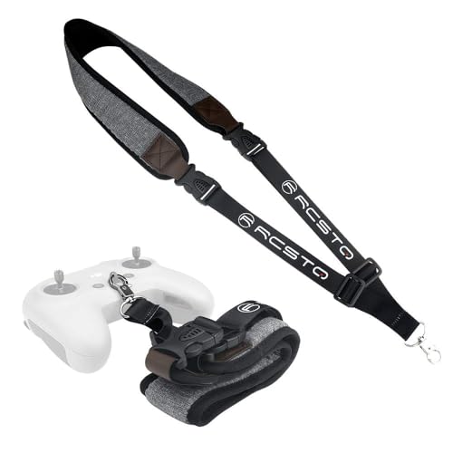 CERFFOOL Verstellbarer Halsriemen für DJI FPV, Umhängeband für DJI Neo/Mini 4 Pro/Avata 2 Drohne, Fernbedienung, Zubehör (dick) von CERFFOOL