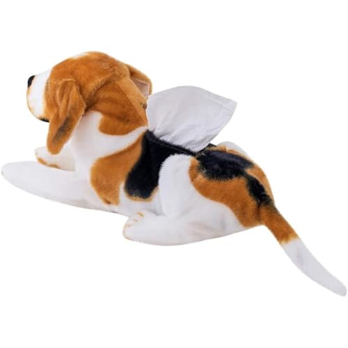 CEWIFO 32cm liegender Plüsch-Hund-Stofftier – realistischer Dalmatiner/Husky/Akita, kuscheliges Spielzeug für Babys, Kinder & Freunde (B) von CEWIFO