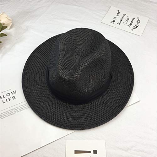 CEWIFO Luffy Strohhut – cosplay-ähnliches Design mit Seil, einheitsgroß für Erwachsene, ideal für Anime-Kostüme & Veranstaltungen (Black, One Size) von CEWIFO