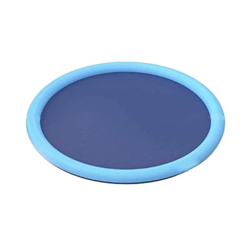 Splash Pad für Hunde – Anti-Rutsch Hundepool für große Hunde, verdickte langlebige Outdoor-Wasserspielmatte, Sommersprinkler-Spielzeug für Hinterhof (A, 22x18x6cm) von CEWIFO