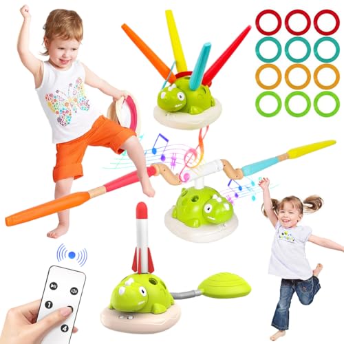 CEWROM 3 in 1 Outdoor Spielzeug für Kinder, Raketen Spielzeug, Seilspringmaschine Kinder/Schaumraketen Launcher,Sport & Outdoor-Toy mit Musik für 3 4 5 6 7 8 9 Jahre CEWROM 3 in 1 Outdoor Spielzeug für Kinder, Raketen Spielzeug, Seilspringmaschine Kinder/Schaumraketen Launcher,Sport & Outdoor-Toy mit Musik für 3 4 5 6 7 8 9 Jahre von CEWROM
