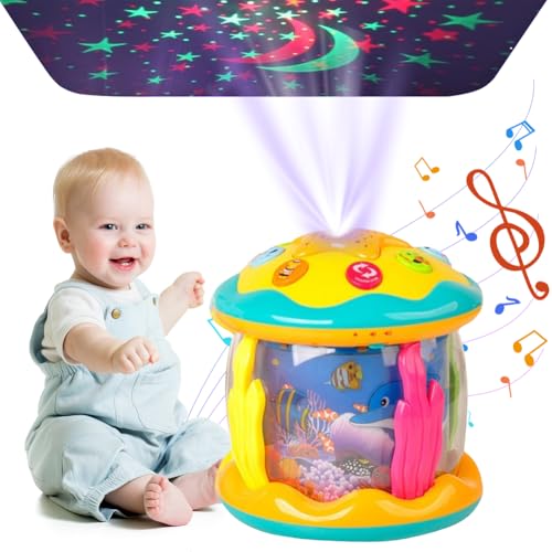 CEWROM Baby Spielzeug ab 1 Jahr, Drehender Projektor mit Licht & Musik, Lernspielzeug für Kleinkinder 6-18 Monate, Musikspielzeug für Jungen & Mädchen, ab 1-2 Jahre CEWROM Baby Spielzeug ab 1 Jahr, Drehender Projektor mit Licht & Musik, Lernspielzeug für Kleinkinder 6-18 Monate, Musikspielzeug für Jungen & Mädchen, ab 1-2 Jahre von CEWROM