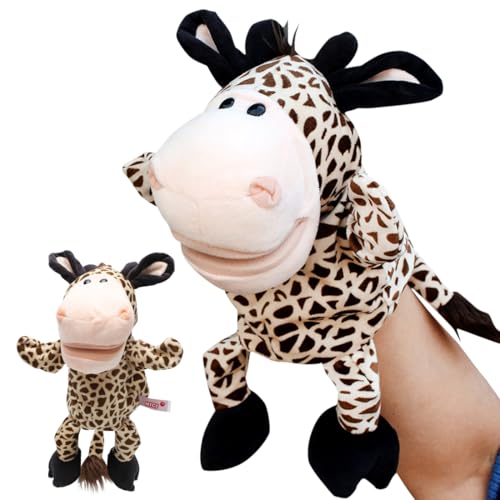 CEWROM Handpuppen für Kinder, REH Puppen für Kuscheltiere Fingerpuppen Tier Handpuppen Spielzeug Rollenspiel Vorschulunterricht Geschenk für Kinder(bewegliche, offene Münder) von CEWROM
