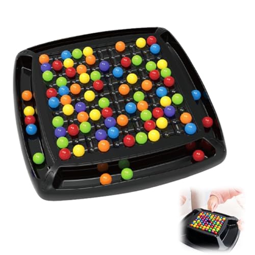 CEWROM Intellektuelles Schachbrett - Rainbow Ball Elimination Brettspiel, Duales Duell Magnetisches Schachspiel, Familienspiel und Strategiespiel für Kinder und Erwachsene, Tischspiel mit Buntkugeln CEWROM Intellektuelles Schachbrett - Rainbow Ball Elimination Brettspiel, Duales Duell Magnetisches Schachspiel, Familienspiel und Strategiespiel für Kinder und Erwachsene, Tischspiel mit Buntkugeln von CEWROM