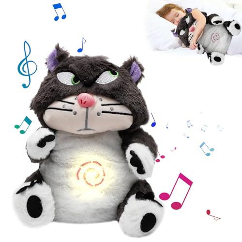 CEWROM Schlummer Kuscheltier, Schlummer Katze mit Atembewegung und Musik, AnxietyRelief, Einzigartiges Einschlafhilfe Babys für Neugeborene, Ideales Baby Spielzeug Geburtstags Geschenk für Babyparty CEWROM Schlummer Kuscheltier, Schlummer Katze mit Atembewegung und Musik, AnxietyRelief, Einzigartiges Einschlafhilfe Babys für Neugeborene, Ideales Baby Spielzeug Geburtstags Geschenk für Babyparty von CEWROM