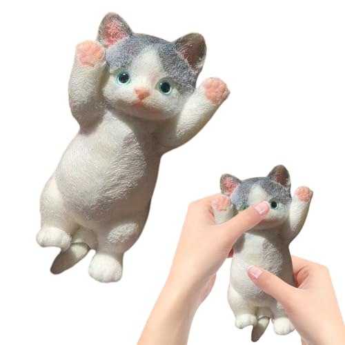 CEWROM Stress Katze Stress Spielzeug, Katze Antistress Spielzeug, Squishy Anti Stress Spielzeug Katze, Kreatives Dekompressions Katze, Squishy Squeeze Toys Fidget Toys Reisespielzeug, Quetschspielzeug CEWROM Stress Katze Stress Spielzeug, Katze Antistress Spielzeug, Squishy Anti Stress Spielzeug Katze, Kreatives Dekompressions Katze, Squishy Squeeze Toys Fidget Toys Reisespielzeug, Quetschspielzeug von CEWROM