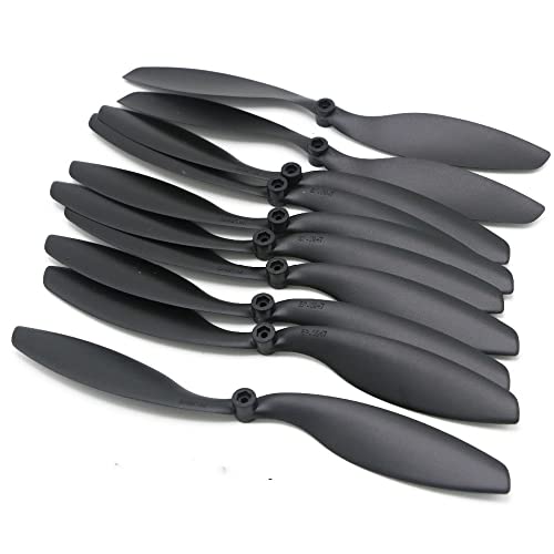 CFMIAWIC 10-teiliges Propeller-Set, kompatibel mit RC-Flugzeugen, Quadrocoptern, Spielzeug Kompatibel mit 5045, 6030, 7060, 8043, 8060, 9047, 1047, 1147(10PCS 9047 Propeller) von CFMIAWIC