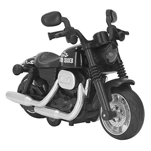 CFTGIW 1:16 SC -Legierung Motorrad Spielzeugschallleuchte Imp Hand Auge Koordination Rückenmotorradmodell für Schwarz Zurückziehen Motorrad - Toyound Light Moto Motorcycle Toy Coord (Black) von CFTGIW