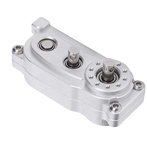 CFTGIW 313 -mm -Radstand Metall Chassis Rahmen Rahmen Transfer Ersatzteile für /10 RC Crawler Cartitan /10 Crawler RC Verwenden Bequeme Übertragungsfall 1 / Übertragung CASERC Übertragung (Silver) von CFTGIW