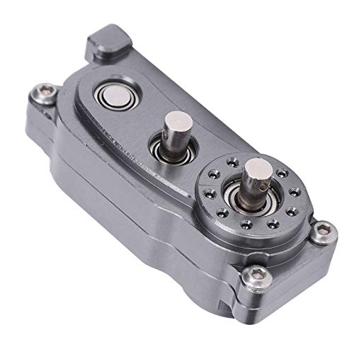 CFTGIW 313 -mm -Radstand Metall Chassis Rahmen Rahmen Transfer Ersatzteile für /10 RC Crawler Cartitan /10 Crawler RC Verwenden Bequeme Übertragungsfall 1 / Übertragung CASERC Übertragung (Ti-Farbe) von CFTGIW