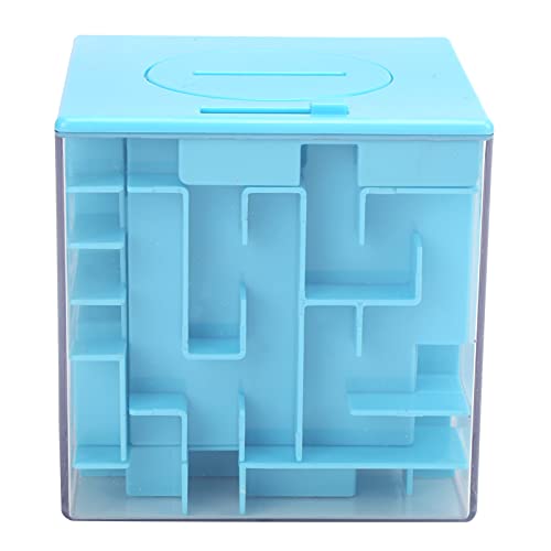 CFTGIW 3D-Puzzle-Labyrinth-Gehäuse Intelligent Fun Brain Game Box Bildungsspielzeug für Kinderblue Hand-Eye und Koordination Abil 3D-Puzzle Mazemaze Cube3d Maze3d Mazepuzle Labyrinth (Blue) von CFTGIW