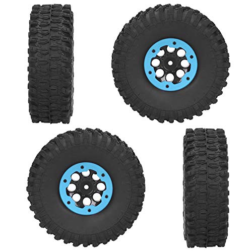 CFTGIW 4pcs RC Rennreifen Aufblasbare Fernbedienungsmodell Clim Car für SC 1.9Inred RC Racing TyresRC Racing Wheel1.9in Whee Car Whee Flatable TyresWheel Dieses Auto an die (Blue) von CFTGIW