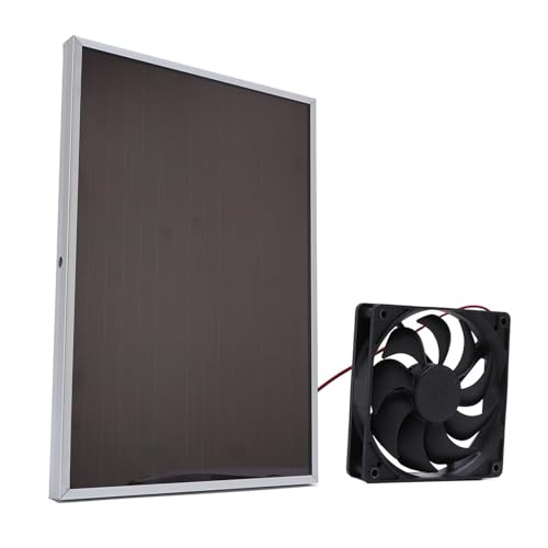 CFTGIW 5W Solarpanel mit 6 -Zoll -Lüfter Fast Lüftung Tragbares Solarpanel Angetriebenes Fan Kit für Auto Home Schlafzimmer Strom mit Lüfter PO Solar Powered Fan Kitolar Panel Powered von CFTGIW