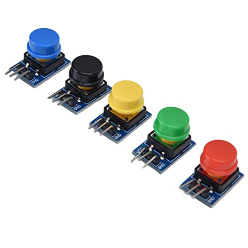 CFTGIW 5pcs-Taste Modul Großer Druckschalterplatine mit Farbabdeckungen Elektronische Bausteine Montage-ENSU und Mühe- Seine Struktur für Disass-Taste-Module3-Pin-Taste Modulepush CFTGIW 5pcs-Taste Modul Großer Druckschalterplatine mit Farbabdeckungen Elektronische Bausteine Montage-ENSU und Mühe- Seine Struktur für Disass-Taste-Module3-Pin-Taste Modulepush von CFTGIW