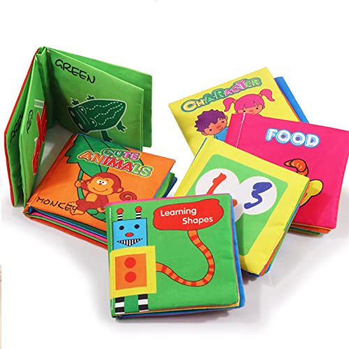 CFTGIW 6pcs Stoffbuch Waschbarer Bad Bücher Lustige Unzerbrechliche Ausbildung Lernspielzeug Geschenke für Kleinkinder Stoff Bookids Badbuchbuchung Tuch Booksoft Bookcrinkle Bookable CFTGIW 6pcs Stoffbuch Waschbarer Bad Bücher Lustige Unzerbrechliche Ausbildung Lernspielzeug Geschenke für Kleinkinder Stoff Bookids Badbuchbuchung Tuch Booksoft Bookcrinkle Bookable von CFTGIW