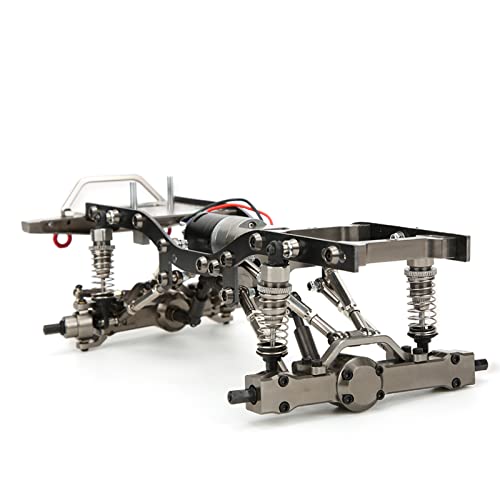 CFTGIW Metall 1/16 RC -Karosserie -Chassis Kit Zubehör für WPL C14 C24 RC Ihr Auto. MA Auto Framerc Kitmetal Framerc Autozubehör (Titan S-WPL-C14T) von CFTGIW