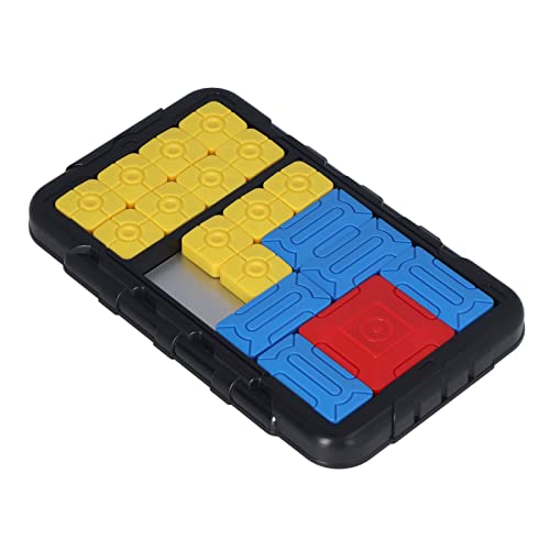 Rutschte Puzzleplatine Entwickeln Logische Denken Herausforderungen Handheld -Rätselspielzeug für Weiße Herausforderungen Dia Board ToyChallenges SLI Logic Sliding Logic (Black) von CFTGIW