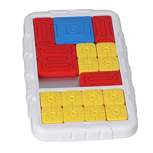 Rutschte Puzzleplatine Entwickeln Logische Denken Herausforderungen Handheld -Rätselspielzeug für Weiße Herausforderungen Dia Board ToyChallenges SLI Logic Sliding Logic (White) von CFTGIW