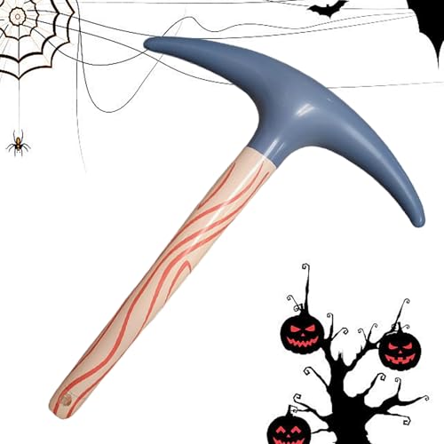 CGACCSD Aufblasbare Requisiten | Aufblasbare Spitzhacke | Realistische Leichte Spielzeug Streiche Requisiten Foto | Party Deko Für Erwachsene Kinder Halloween Schule Cosplay von CGACCSD