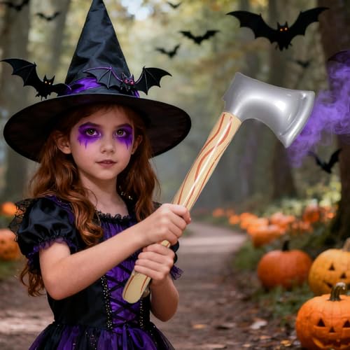 CGACCSD Aufblasbare Requisiten Für Party | Fake Spitzhacke | Leichtgewichtige Realistische Spielzeuge Dicht Foto Requisiten | Dekoration Für Kinder Erwachsene Halloween Party Streich Cosplay von CGACCSD