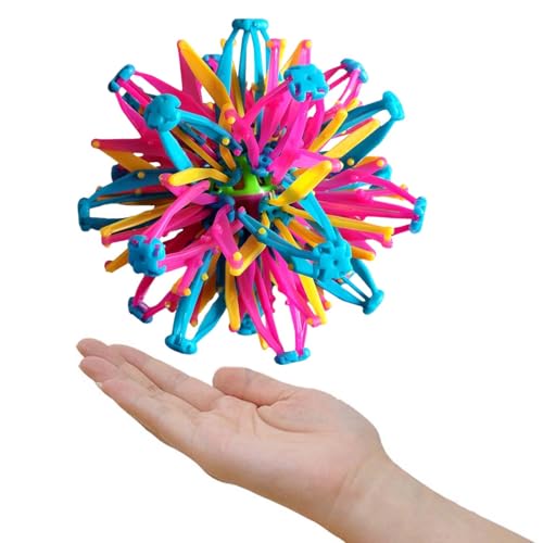 CGACCSD Expandable Breathing Ball, Stressabbau Ball Fidgets, Spielzeug,Magische Erweiterbare Atemball, Sphere Teleskopkugel, Expanding Stretch Einziehbare Erweiterbares Ballspielzeug von CGACCSD