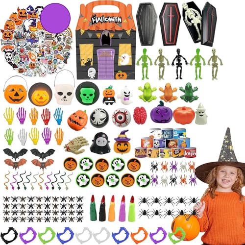 CGACCSD Halloween-Partymitbringsel,200 Stück Halloween-Deko | Schulpreise Klassenraumpreise Für Kinder Jugendliche Zu Hause von CGACCSD