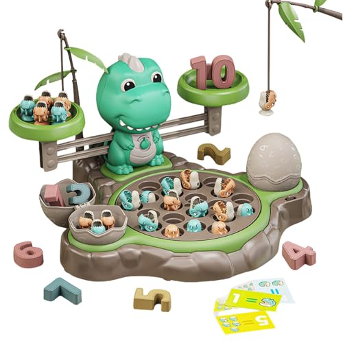 CGACCSD Magnetisches Fischereispielzeug, Kinderfischereispiel | Eltern-Kind interaktive Spiele mit Skalen- und Mathematikkarten | Drehende Magnetfischbrett mit Musik, frühe Lernaktivitäten CGACCSD Magnetisches Fischereispielzeug, Kinderfischereispiel | Eltern-Kind interaktive Spiele mit Skalen- und Mathematikkarten | Drehende Magnetfischbrett mit Musik, frühe Lernaktivitäten von CGACCSD