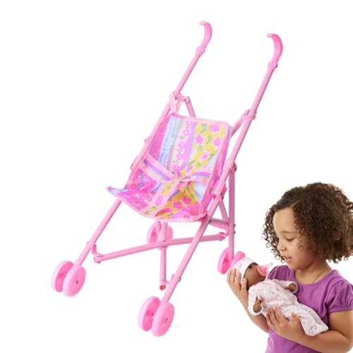 CGACCSD Puppenwagen | Mädchen Rollenspiel Spielzeug - Kompakter Realistischer Puppenwagen Für Treffen Kindergarten Krippe CGACCSD Puppenwagen | Mädchen Rollenspiel Spielzeug - Kompakter Realistischer Puppenwagen Für Treffen Kindergarten Krippe von CGACCSD
