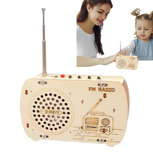 CGACCSD Radio-Bausatz, UKW-Radio-Bausatz | Elektronisches Lernset Für UKW-Radio Aus - Drahtloser Empfänger Radio Bausatz Für Lernen Und Lehren CGACCSD Radio-Bausatz, UKW-Radio-Bausatz | Elektronisches Lernset Für UKW-Radio Aus - Drahtloser Empfänger Radio Bausatz Für Lernen Und Lehren von CGACCSD