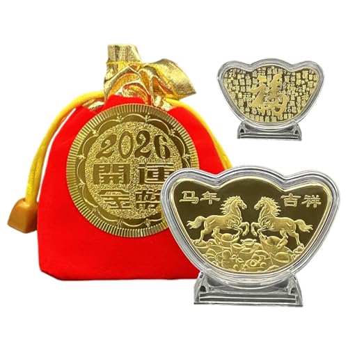 CGACCSD Seltene Münze Für Sammler - Chinesische Glücksmünze - Charm Geschenk Für Reichtum Und Erfolg Erinnerungsstück Deko Für Haus Party Festliches Sammlerstück Zu Neujahr Frühlingsfest Für Kinder CGACCSD Seltene Münze Für Sammler - Chinesische Glücksmünze - Charm Geschenk Für Reichtum Und Erfolg Erinnerungsstück Deko Für Haus Party Festliches Sammlerstück Zu Neujahr Frühlingsfest Für Kinder von CGACCSD