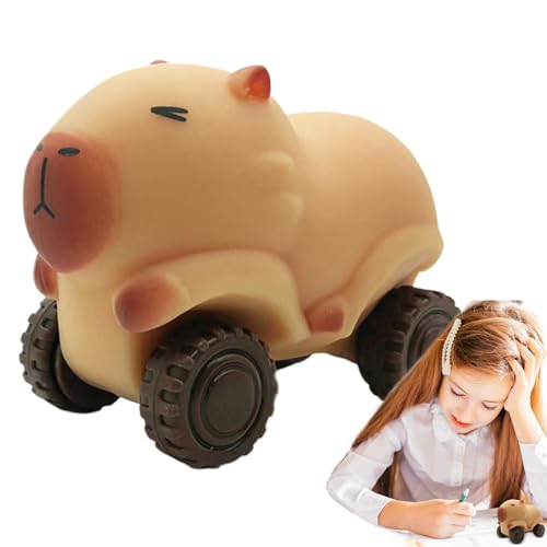 CGACCSD Sensorikspielzeug | Capybara Auto Spielzeug Mit Sandfüllung | Lustiges Dehnbares Niedliches Auto Für Kinder Und Erwachsene | Beruhigendes Drücken Zur Entspannung Bei Arbeit Und Zuhause Am von CGACCSD