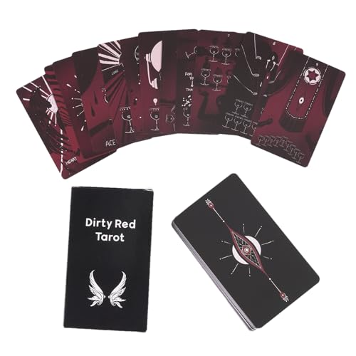 CGACCSD Tarotkarten, Tarot Lernen Kartenset, Spirituelle Orakelkarten 10,7cm x 6cm Für Wahrsagerei Und Tägliche Zukunftsdeutung CGACCSD Tarotkarten, Tarot Lernen Kartenset, Spirituelle Orakelkarten 10,7cm x 6cm Für Wahrsagerei Und Tägliche Zukunftsdeutung von CGACCSD