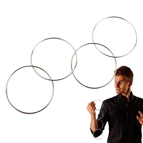 Chinesische Verbindung, tragbares Verbindungs-Set mit verketteten Ringen – kreative Verbindungsringe – für Zauberer-Zubehör Chinesische Verbindung, tragbares Verbindungs-Set mit verketteten Ringen – kreative Verbindungsringe – für Zauberer-Zubehör von CGACCSD