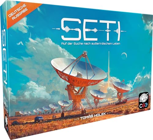CGE Czech Games Edition SETI: Auf der Suche nach außerirdischem Leben - Astronomisches Brettspiel im Weltall - Strategisches Sci-Fi-Erkundungsspiel im Kosmos - Deutsch - 1-4 Spieler - ab 14 Jahren CGE Czech Games Edition SETI: Auf der Suche nach außerirdischem Leben - Astronomisches Brettspiel im Weltall - Strategisches Sci-Fi-Erkundungsspiel im Kosmos - Deutsch - 1-4 Spieler - ab 14 Jahren von CGE Czech Games Edition