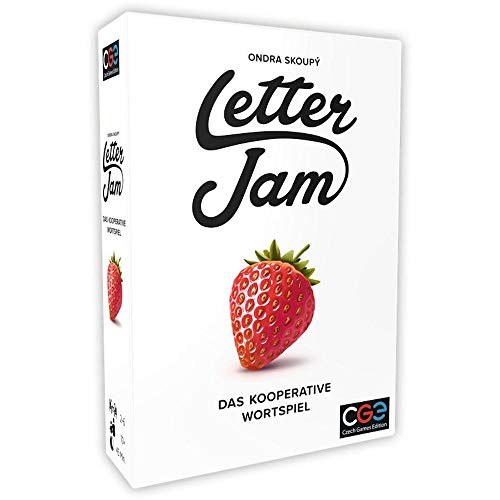 CGE Czech Games Edition Letter Jam - Kooperatives Wortspiel - Lustiges Party-Ratespiel für die Famile - Deutsch - 2-6 Spieler - Ab 10 Jahren von Czech Games Edition