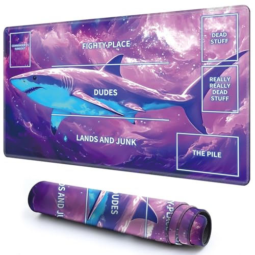 Cute Playmat with Zones -1 for MTG Card Game Playing 59.9 cmx34.8 cm Non-Slip Desk Mat with Smooth Surface and Stitched Edge for TCG Card Board Games Accessory - Pink Galaxy Fish Cute Playmat with Zones -1 for MTG Card Game Playing 59.9 cmx34.8 cm Non-Slip Desk Mat with Smooth Surface and Stitched Edge for TCG Card Board Games Accessory - Pink Galaxy Fish von CGFGHHUY