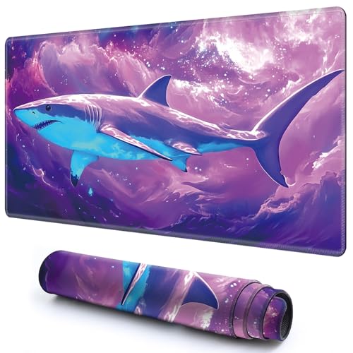 Niedliche Spielmatte für MTG-Kartenspiel, 59,9 x 34,8 cm, rutschfeste Schreibtischunterlage mit glatter Oberfläche und genähtem Rand, für TCG-Karte, Brettspiele, Zubehör, Rosa Galaxie Fisch Niedliche Spielmatte für MTG-Kartenspiel, 59,9 x 34,8 cm, rutschfeste Schreibtischunterlage mit glatter Oberfläche und genähtem Rand, für TCG-Karte, Brettspiele, Zubehör, Rosa Galaxie Fisch von CGFGHHUY