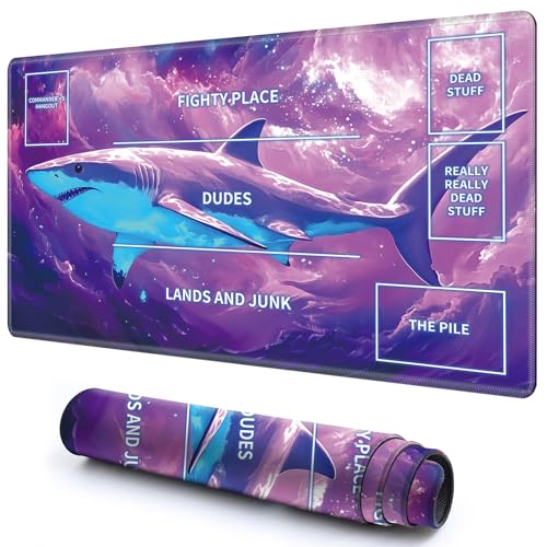 Niedliche Spielmatte mit Zonen -1 für MTG-Kartenspiel, 69,8 x 49,9 cm, rutschfeste Schreibtischunterlage mit glatter Oberfläche und genähtem Rand für TCG-Karten-Brettspiele, Zubehör, rosa Niedliche Spielmatte mit Zonen -1 für MTG-Kartenspiel, 69,8 x 49,9 cm, rutschfeste Schreibtischunterlage mit glatter Oberfläche und genähtem Rand für TCG-Karten-Brettspiele, Zubehör, rosa von CGFGHHUY
