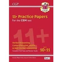 11+ CEM Practice Papers: Ages 10-11 - Pack 2 (with Parents' Guide & Online Edition): perfect practice for the 2022 tests von CGP Books