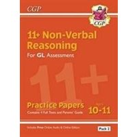 11+ GL Non-Verbal Reasoning Practice Papers: Ages 10-11 Pack 2 (inc Parents' Guide & Online Ed) von CGP Books