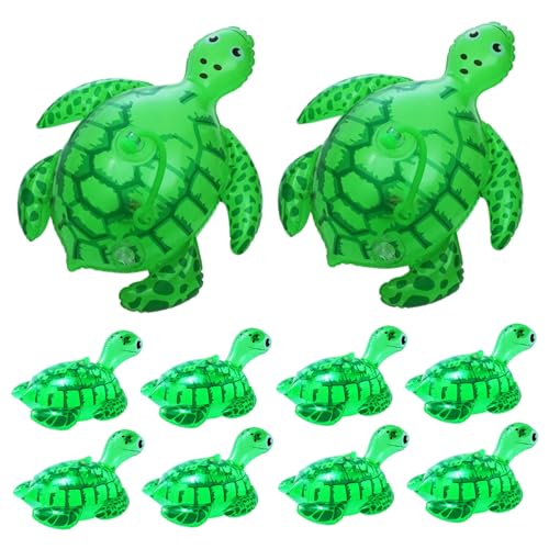 CGTQROVR 10pcs Schildkrötenballon Süßes Cartoon leuchten realistische Meeresschildkrötenballon aufblasbare Tiere Geschenk für Partyversorgung Kindergartenaktivitäten CGTQROVR 10pcs Schildkrötenballon Süßes Cartoon leuchten realistische Meeresschildkrötenballon aufblasbare Tiere Geschenk für Partyversorgung Kindergartenaktivitäten von CGTQROVR