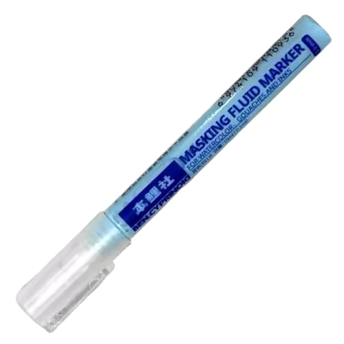 CGTQROVR Maskierung flüssiger Stift Praktischer Maskierung Flüssigkeit Stift für Aquarellmalerei Blaue Klebstoffe abdecken flüssige Kunstzubehör für Künstler Studenten CGTQROVR Maskierung flüssiger Stift Praktischer Maskierung Flüssigkeit Stift für Aquarellmalerei Blaue Klebstoffe abdecken flüssige Kunstzubehör für Künstler Studenten von CGTQROVR