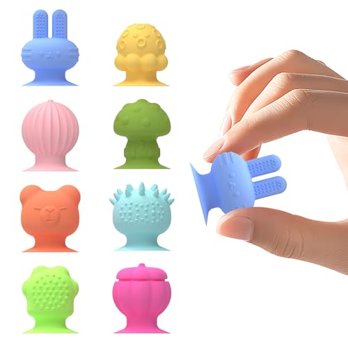 CGVG 8 Stück Sensory Fidget Toys Set Saugnapf Spielzeug Kinder Erwachsene Silikon Badespielzeug Sensory Toys Anti Stress Spielzeug ab 3 Jahre Jungen Mädchen CGVG 8 Stück Sensory Fidget Toys Set Saugnapf Spielzeug Kinder Erwachsene Silikon Badespielzeug Sensory Toys Anti Stress Spielzeug ab 3 Jahre Jungen Mädchen von CGVG
