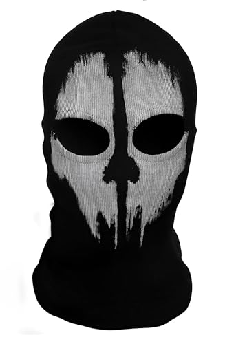 CGVG Ghost Maske Totenkopf Maske Gruselige Vollmaske Balaclava Sturmmaske Skimaske Motorradmaske etc. von CGVG