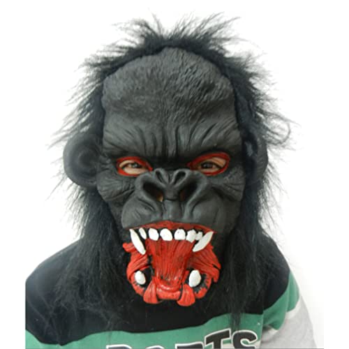 CGZWFERA-Black Orangutan Hood Party Overhead Cover Halloween Costume Props von CGZWFERA