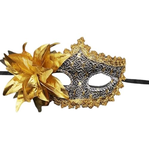 CGZWFERA-Dekorative Cosplay-Maske aus Kunststoff, halbe Gesichtsabdeckung, Halloween-Kostüm, Requisiten für Damen von CGZWFERA