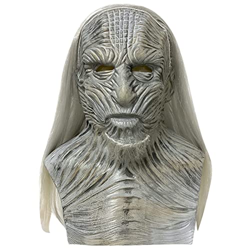 CGZWFERA-Devil Face Game Of Thrones Night King Cosplay Mask Zombie Headwear Mask Horror Headwear for Halloween Carnival Costume Party Props CGZWFERA-Devil Face Game Of Thrones Night King Cosplay Mask Zombie Headwear Mask Horror Headwear for Halloween Carnival Costume Party Props von CGZWFERA