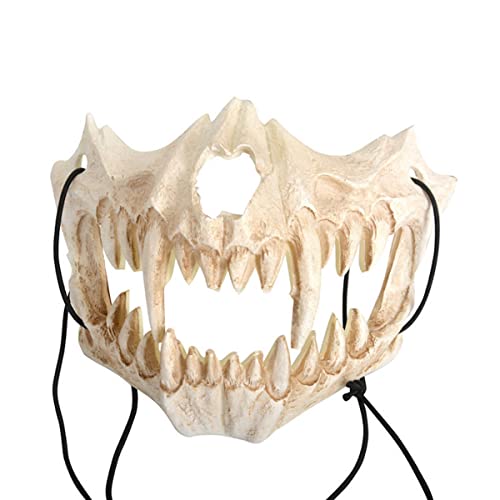 CGZWFERA-Halloween Dragon God Tiger Yasha Tengu Cosplay Mask Props Mask Horror Headwear for Halloween Carnival Costume Party Props von CGZWFERA