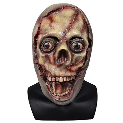CGZWFERA-Halloween Horror Headgear Props Atmosphere Toy Horror Thriller Skinless Faceless Cosplay Mask Headwear Mask Horror Headwear for Halloween Carnival Costume Party Props CGZWFERA-Halloween Horror Headgear Props Atmosphere Toy Horror Thriller Skinless Faceless Cosplay Mask Headwear Mask Horror Headwear for Halloween Carnival Costume Party Props von CGZWFERA